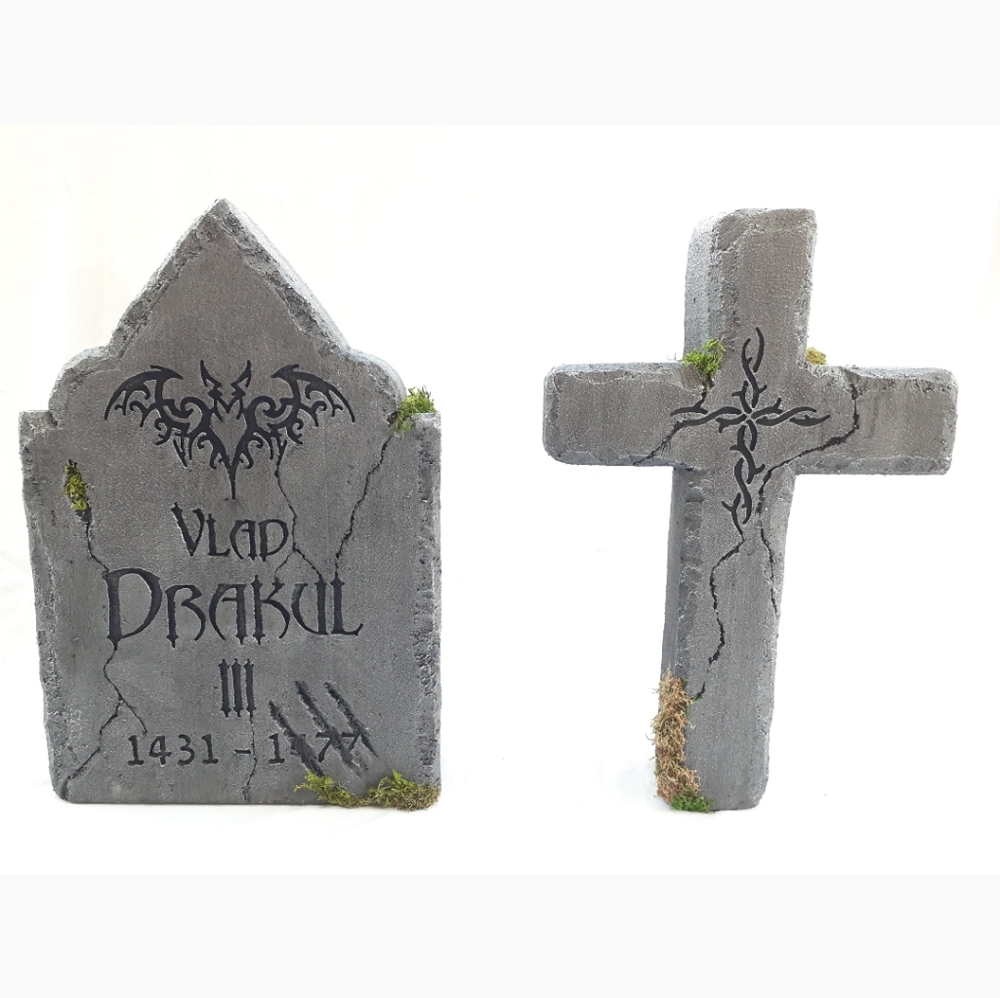 24" Halloween Tombstone 2 pack